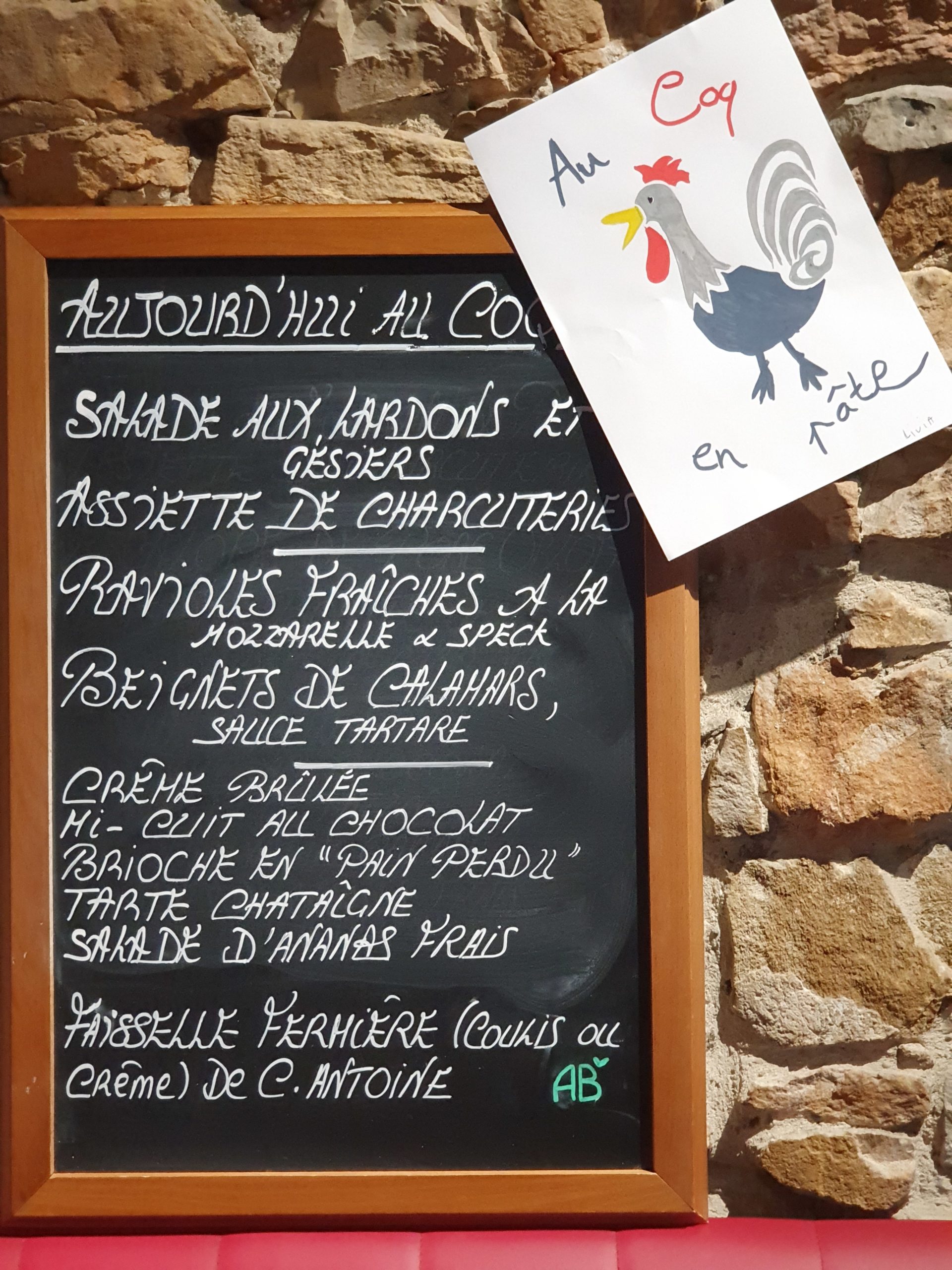 Restaurant Le Coq En Pâte Haguenau Menu